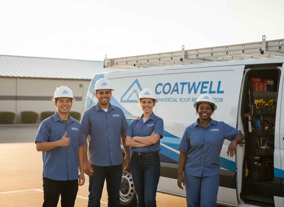Commercial roof coating company in Stratford, CA